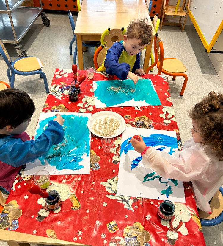 Peinture gros sel